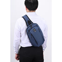 バイタルジャパン ボディバック アーバンビズHN 杢ネイビー TBU-013B 1個（直送品）