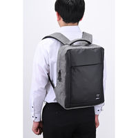 バイタルジャパン バックパック ビズベーシックネオ ブラック/杢グレー TBU-003 1個（直送品）
