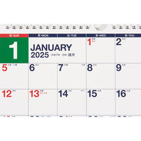 高橋書店 【2025年版】エコカレンダー壁掛 B5×2面 2カ月一覧 E93 1冊（直送品）