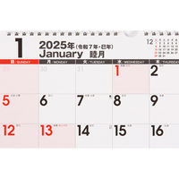 高橋書店 【2025年版】エコカレンダー壁掛 A4 E62 1セット(1冊×2)（直送品）