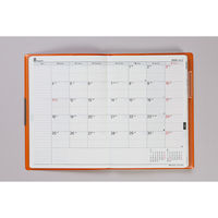 高橋書店 【2025年版】フェルテ8 B6 片側1週間+ノート 月曜始まり オレンジ 238 1冊（直送品）