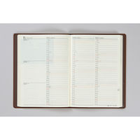 高橋書店 【2025年版】3年卓上日誌 A5 3年連用 茶 63 1冊（直送品）