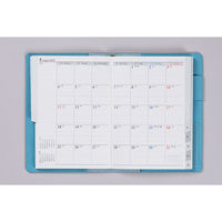 高橋書店 【2025年版】リシェル8 A6 バーチカル 月曜始まり シャロウブルー 218 1冊（直送品）