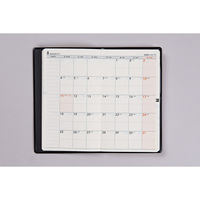 高橋書店 【2025年版】ニューダイアリーミニ4 手帳判 見開き2週間 月曜始まり 黒 130 1セット(1冊×2)（直送品）