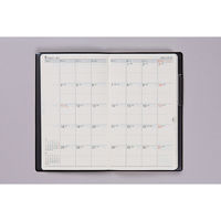 高橋書店 【2025年版】ニューダイアリーアルファ12 手帳判 バーチカル 月曜始まり 黒 107 1冊（直送品）