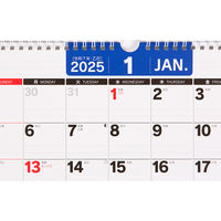 高橋書店 【2025年版】エコカレンダー壁掛 A3 E18 1冊（直送品）