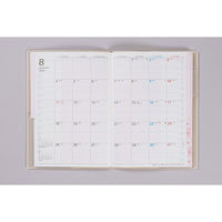 高橋書店 【2025年版】T'ファミリー手帳3 B6 月間+見開き2週間 月曜始まり リュクスクリーム 446 1冊（直送品）