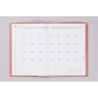 高橋書店 【2025年版】デスクダイアリーカジュアル4 A5 片側1週間+ノート 月曜始まり オレンジ 434 1冊（直送品）