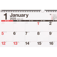 高橋書店 【2025年版】エコカレンダー壁掛 A3 E16 1冊（直送品）