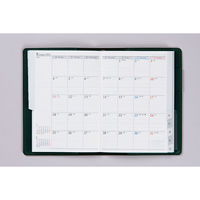 高橋書店 【2025年版】リシェル5 A6 バーチカル 月曜始まり パイングリーン 215 1冊（直送品）