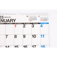 高橋書店 【2025年版】エコカレンダー壁掛 B4×2面 2カ月一覧 月曜始まり E76 1冊（直送品）