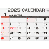 高橋書店 【2025年版】エコカレンダー壁掛 A2 年間 ポスタータイプ E2 1セット(1冊×2)（直送品）