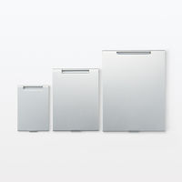 無印良品 アルミ折りたたみミラー M 126×93×5.3mm 良品計画