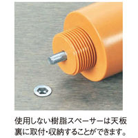 【軒先渡し】ニシキ工業 福祉・医療施設テーブル 幅900×奥行600mm アイボリー AFPA-0960K-IV 1台（直送品）