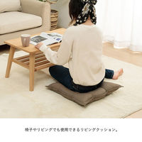 イケヒコ・コーポレーション クッション シート リビング 座布団 無地 国産『ループ』 1211810060601 1枚