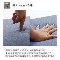 イケヒコ クッション 低反発 無地 シート『エルマー』 1220880060232 1枚（直送品）