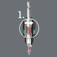 Wera Werk ヴェラ PZ1x25mm Pozidriv ドライバービット 056720 56720 1個（直送品）