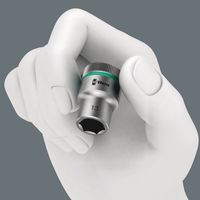 Wera Werk ヴェラ 9点組 ソケットレンチセット 1/2SQ HEX10ー19mm レール付 005460 5460 1セット（直送品）