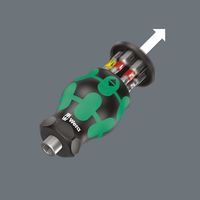 Wera Werk ヴェラ 6本組 スタビードライバービットセット ハンドル付 008874 8874 1セット（直送品）
