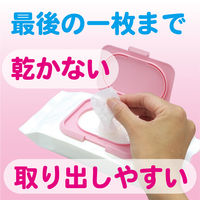 ビタット 抗菌 ウェットシートのフタ ミラー付 ミニサイズ ライトブルー 1セット（1個×4）ビタットジャパン