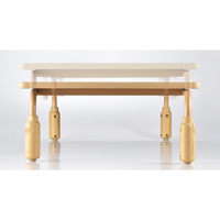 【軒先渡し】ニシキ工業 昇降式園児用テーブル 幅900×奥行600mm　 ホワイト AESF-0960-VWH 1台（直送品）