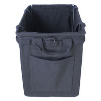 ワンタッチバケット帆布|ONE TOUCH BUCKET CANVAS ブラック OB-03-BK 1個