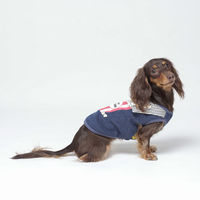 Dulce Dog（ドゥルチェドッグ）ジャンキーフードトレーナー M ネイビー 1個 犬用 アルクロース