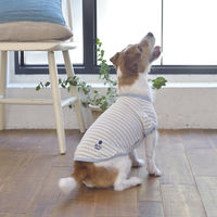 Jekyll Egg（ジキルエッグ）ボーダーTシャツ M ブルー 1個 犬用 アルクロース