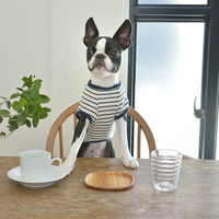 【アウトレット】Jekyll Egg（ジキルエッグ）ボーダーTシャツ S ネイビー 1個 犬用 アルクロース