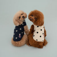 Jekyll Egg（ジキルエッグ）ドット柄タンク S ネイビー 1個 犬用 アルクロース