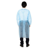 アーテック ディスポ白衣 不織布ガウン ブルー(10枚入) 51640 1ケース(1点×20))（直送品）