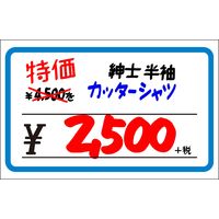 ササガワ ショーカード 中 ブルー枠¥入り 17-5249 1冊(50枚)