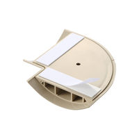 エレコム 配線カバー モール 接続ユニット 曲ガリ 設置用テープ付 床用モール ベージュ LD-GAM57MA 1個