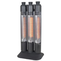 YAMAZEN 3本管ワイドレンジヒーター 1200W 3段階切替 share heats DC-ZT12 1個