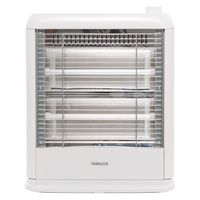 YAMAZEN 電気ストーブ 2段階切替 DS-E082(W) 1個