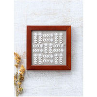 ルシアン cosmo カウントステッチ 刺しゅう制作キット 小さなフレーム ナインパッチ 2707 CSK2707 1セット/2個（直送品）