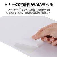 ラベルシール 表示・宛名ラベル レーザープリンタ 8面 四辺余白付 20シート EDT-ECNLL8S20 エレコム 1個（直送品）