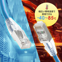 サンワサプライ  カテゴリ5eSTP LANケーブル（スリム、やわらか、ツメ折れ防止コネクタ） KB-SL5STPS-02BL（直送品）