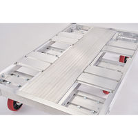 長谷川工業 アルミ運搬台車 イットン台車4輪ミニ FC4-0775 1台（直送品）