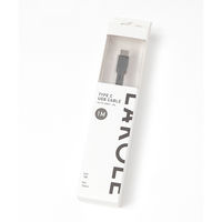 USB Type-Cケーブル（1m） ブラック LAKOLE/ラコレ