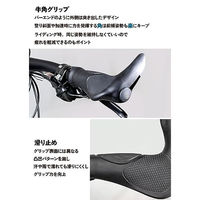 GORIX GQZ857 グリップ 黒x黒 43638 1セット(2個入)（直送品）