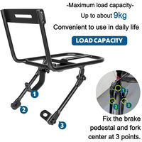 GORIX GFR045 フロントラック マットブラック 43696 1個（直送品）
