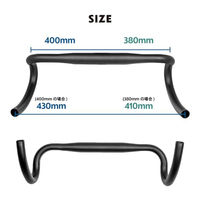 GORIX SENBA 31.8mm ドロップハンドル 380mm 43688 1個（直送品）