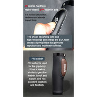 GORIX GX-VH12 クッション付きグリップ・黒茶 43509 1セット(2個入)（直送品）