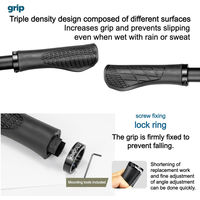 GORIX GQG22 グリップ 黒x黒 43636 1セット(2個入)（直送品）