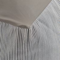 無印良品 体にフィットするソファ 小 セット 綿デニム ヒッコリー 幅45×奥行45×高さ33cm 良品計画