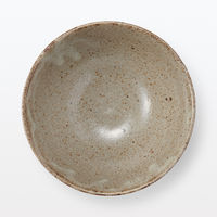 無印良品 信楽焼 飯碗 しのぎ 大 透明釉 約直径13cm 1セット（1個×5） 良品計画