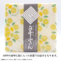 白雪 友禅ふきん 吸水性がよく すぐ乾く 友禅染め かや織りふきん 台拭き 食器拭き 萩 藍色 1枚