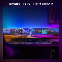 Signify Play グラデーションライトリボン PC 24-27インチ専用 トリプル PHPC24T 1セット(4箱)（直送品）