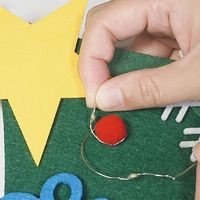 HAC DIYクリスマスツリー タペストリー1m HAC4365 1個（直送品）